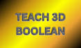 teach you 3d boolean
