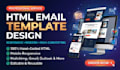 design responsive HTML email template newsletter email header and email header