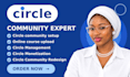 setup circle so online community circle so online course setup circle automation