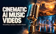 create cinematic ai music animated video lip sync song beat making cimegraph