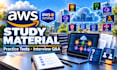 create AWS study material and interview questions