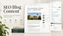 write SEO GEO and aeo optimized blog content