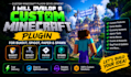 develop minecraft plugin bukkit, spigot, paper spawn, addon any version
