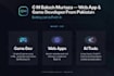 build modern web app and simple 2d game using ai tools