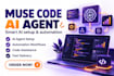 setup muse spark, muse code grok bot deployment ai agent