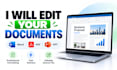 edit any documents professionally