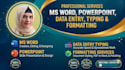 do ms word excel powerpoint data entry typing and formatting