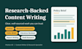 write professional research, summaries, and policy briefs