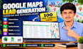 scrape google maps for b2b lead generation