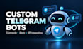 build a custom telegram bot with commands and API integration