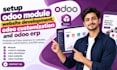 setup odoo module website development, odoo customization and odoo erp
