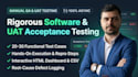 do manual QA software testing and uat acceptance test cases