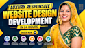 build a luxury website design and website development