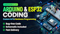 write arduino, esp32 code and develop custom iot projects
