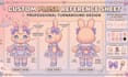 design a cartoon custom plushie character