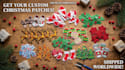 make custom christmas embroidered patches, iron on patch