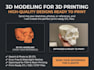 create high quality 3d printable  models