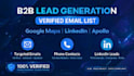do b2b lead generation, find verified email list and google maps leads