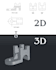 convert your 2d drawing into a cad model