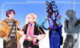 draw visual novel character sprite
