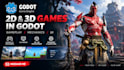 design 2d 3d godot game prototype, hud, menus and interfaces