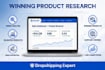 do expert product research and dropshipping