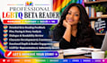 beta read and sensitivity read your lgbtq romance novel as queer reader