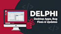 develop, fix and update your delphi desktop application