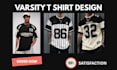 do graphics varsity tshirt design