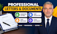 draft debt collection, debt recovery and donation letters