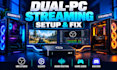 setup dual PC streaming with obs capture card and audio routing