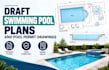 draft spa, swimming pool plans and pool permit drawings