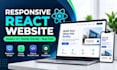 build a responsive react website