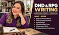 write professional dnd adventures, quests, rpg campaign content