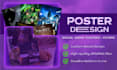 creative event posters, flyers and social media posters