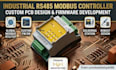 design industrial rs485 modbus controller pcb and firmware