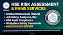 write professional hse risk assessment, jsa, and method statement