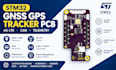 design stm32 gnss gps tracker pcb schematic layout with 4g lte and can bus