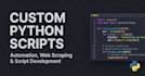 build a custom python script with a one click launcher