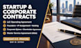 draft a startup founders agreement ip assignment and vesting contract