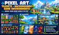 create pixel art tilesets backgrounds, and game environments