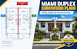 draft miami duplex property subdivision and utility separation plans