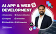 develop custom ai mobile apps, ai websites, ai chatbots, and ai agents
