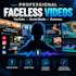 create professional faceless videos