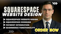 squarespace website design, squarespace website redesign, square website design