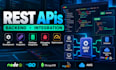 build and integrate rest apis and backend services