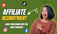 find and recruit affiliates for your brand