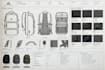 design bag tech pack, handbag backpack tech pack, fashion bag tech pack designer