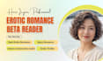 be your erotic beta reader, dark erotic romance and mature romance beta reader