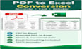 convert PDF or scanned files to excel